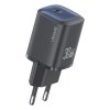 USAMS Ładowarka sieciowa CC251 30W GaN USB-CFast Charging HC Series czarny/black CC251TC01